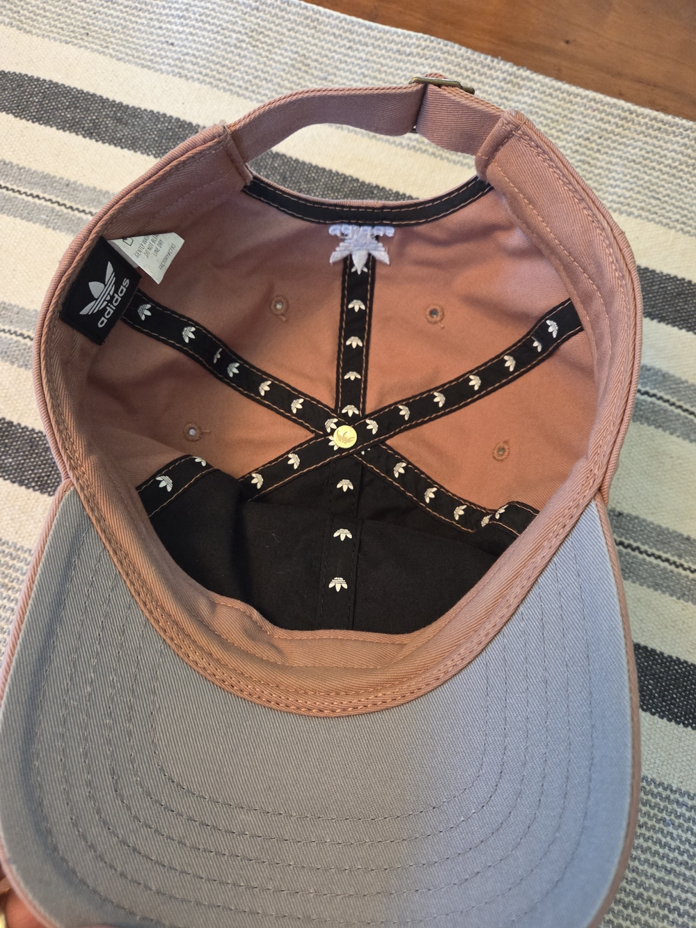 adidas Woman's Pink Trefoil Baseball Cap - Picture 3 of 4